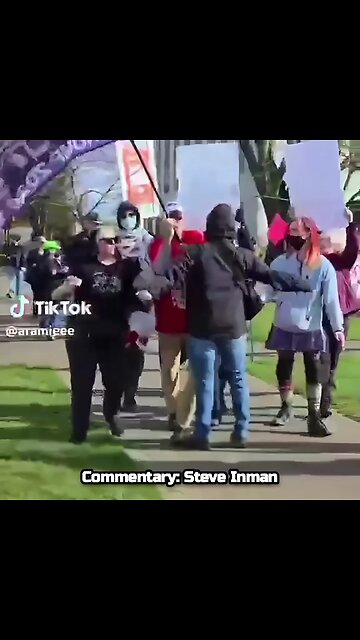Anti Trump/Musk Protestors collide with Trump Supporters and fail.
