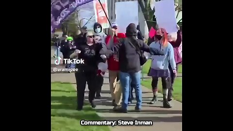 Anti Trump/Musk Protestors collide with Trump Supporters and fail.