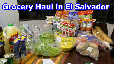 Grocery Haul in El Salvador