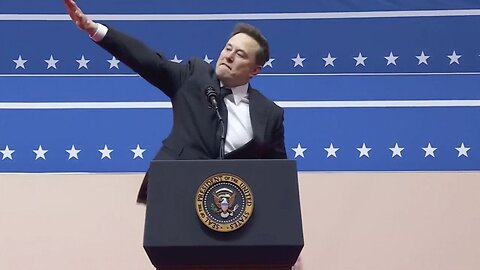 Elon Musk doing the Nazi salute