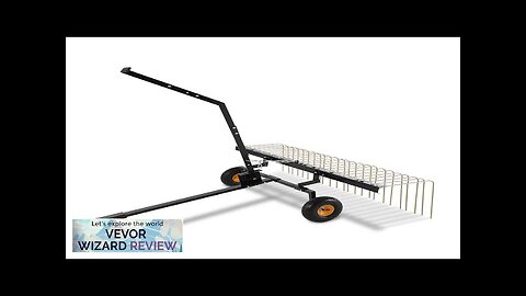 VEVOR Tow Behind Dethatcher 60-inch Tow Dethatcher with 24 Steel Tines Lawn Review