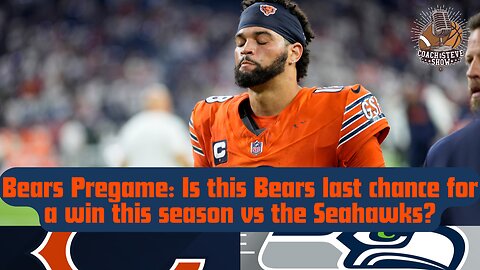 Is this the Chicago Bears last chance for a win this season vs the Seahawks?