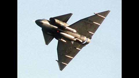 Saab JAS 37 Viggen Strike Fighter In Action