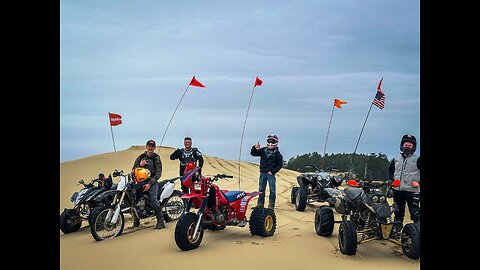 Sand Dune riding with Coastal Boyz and YouTuber AustinAtv