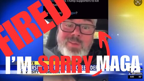 Woke professor FIRED after election night TDS meltdown. Oregon admin