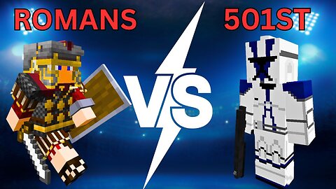 ROMANS FIGHT THE 501ST LEGION:MINECRAFT MASSIVE MOB BATTLES