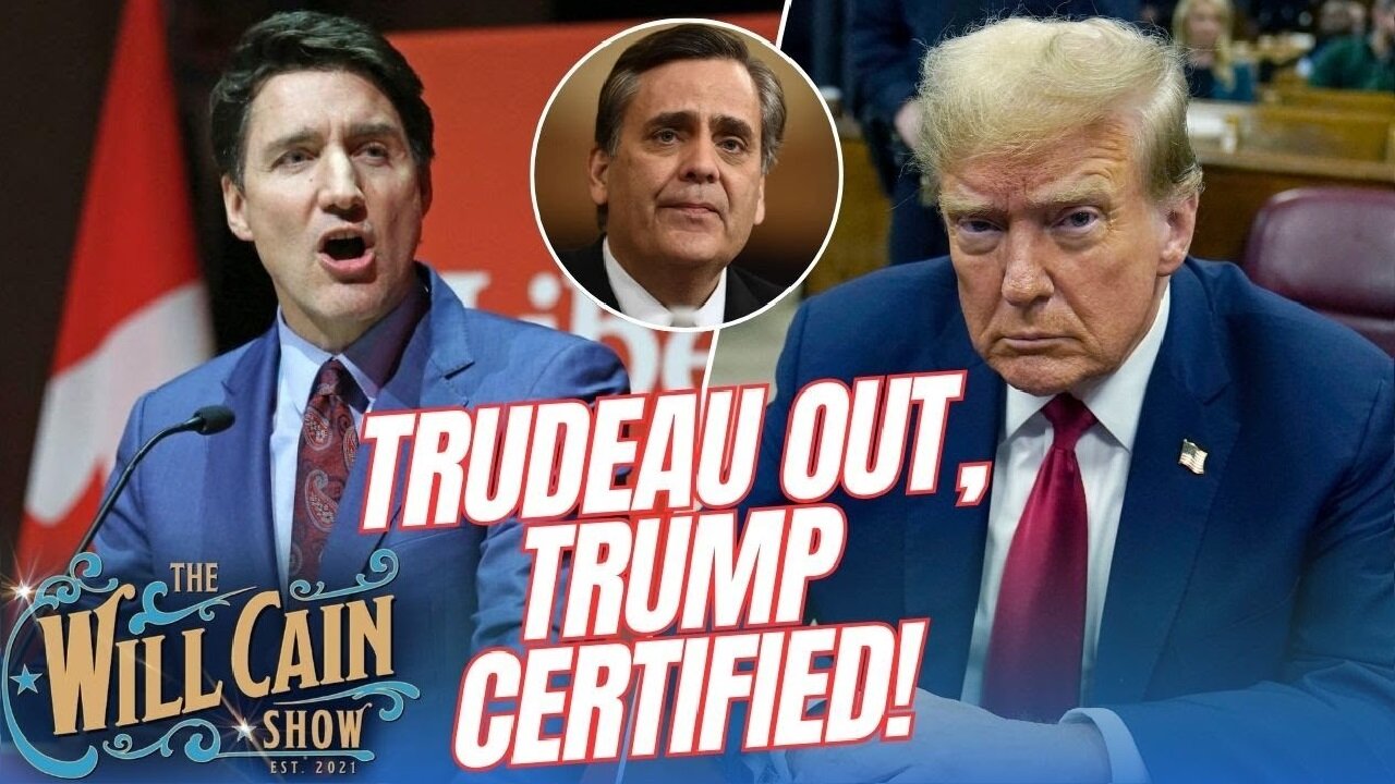 The Will Cain Show | Trudeau RESIGNS! PLUS, will “Hush Money” sentencing impact Trump term?