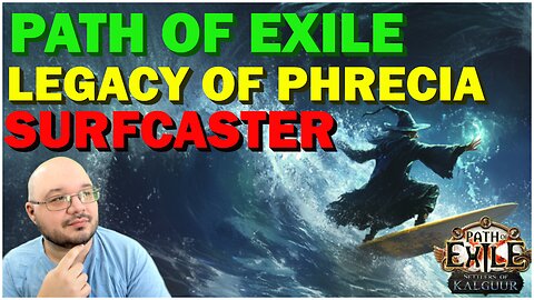 Why I Choose A Surfcaster in Path of Exile Legacy Of Phrecia Event ! My Plans For Power Siphon Mines