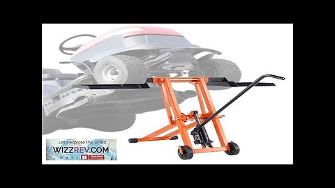 500 Lbs Lawn Mower Lift with Hydraulic Jack for Riding Tractor Lawn Review