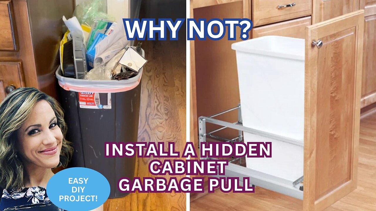 WHY NOT: Say Goodbye To Ugly Garbage Cans & Install A Cabinet Pull System