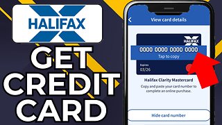 HOW TO APPLY FOR HALIFAX CREDIT CARD