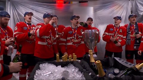 4 Nations Face-Off - 2025-02-20 - Canada Locker Room We Are The Champions