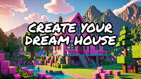 BUILD Your Dream Pink House in Minecraft Survival!