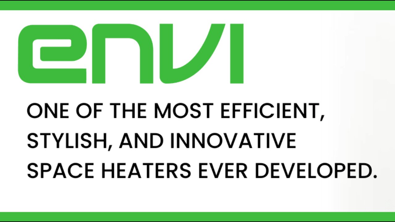 Envi Plug-in Electric Panel Wall Heaters for Indoor Use