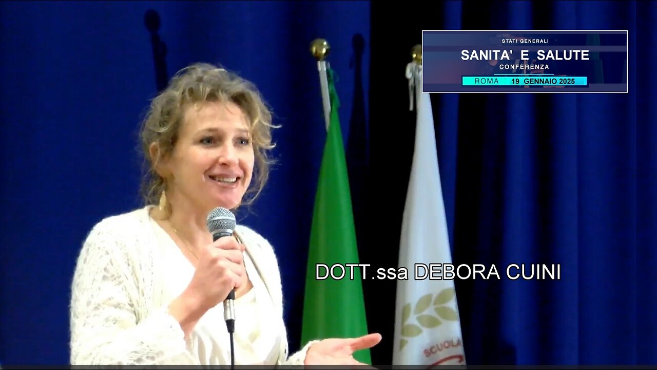 Conferenza Sanità e Salute: intervento della dott.ssa Debora Cuini