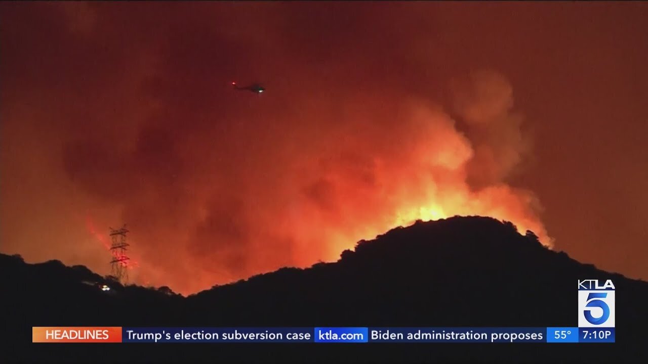 More than 40,000 total acres burning in SoCal; investigators look at possible causes