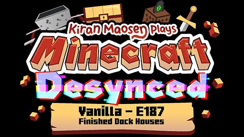 Minecraft Desynced E187 - Finished Dock Houses