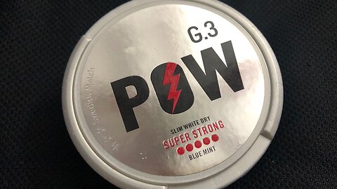 G.3 POW (now Volt) Snus Review