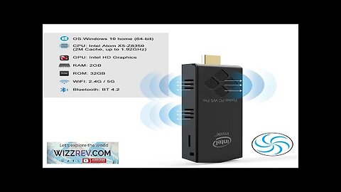 T5 PRO Mini PC Windows 10 Licenced Intel Atom Z8350 1.44GHz 4GB Review