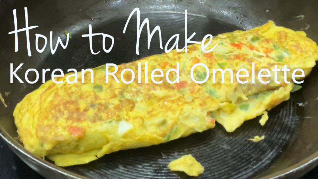 KPop Dad Shows How to Make a Korean Rolled Egg Omelette