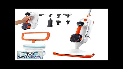 VEVOR Steam Mop 8-in-1 Hard Wood Floor Cleaner with 7 Replaceable Brush Review