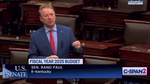 Rand Paul rants on wasteful spending! It’s crazy!