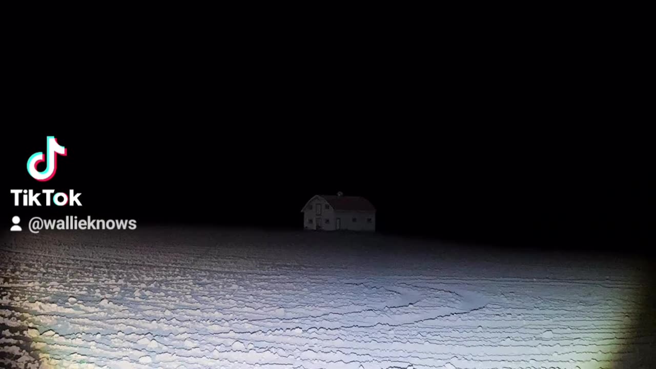 U.A.P. Footage above a little house on the prairy