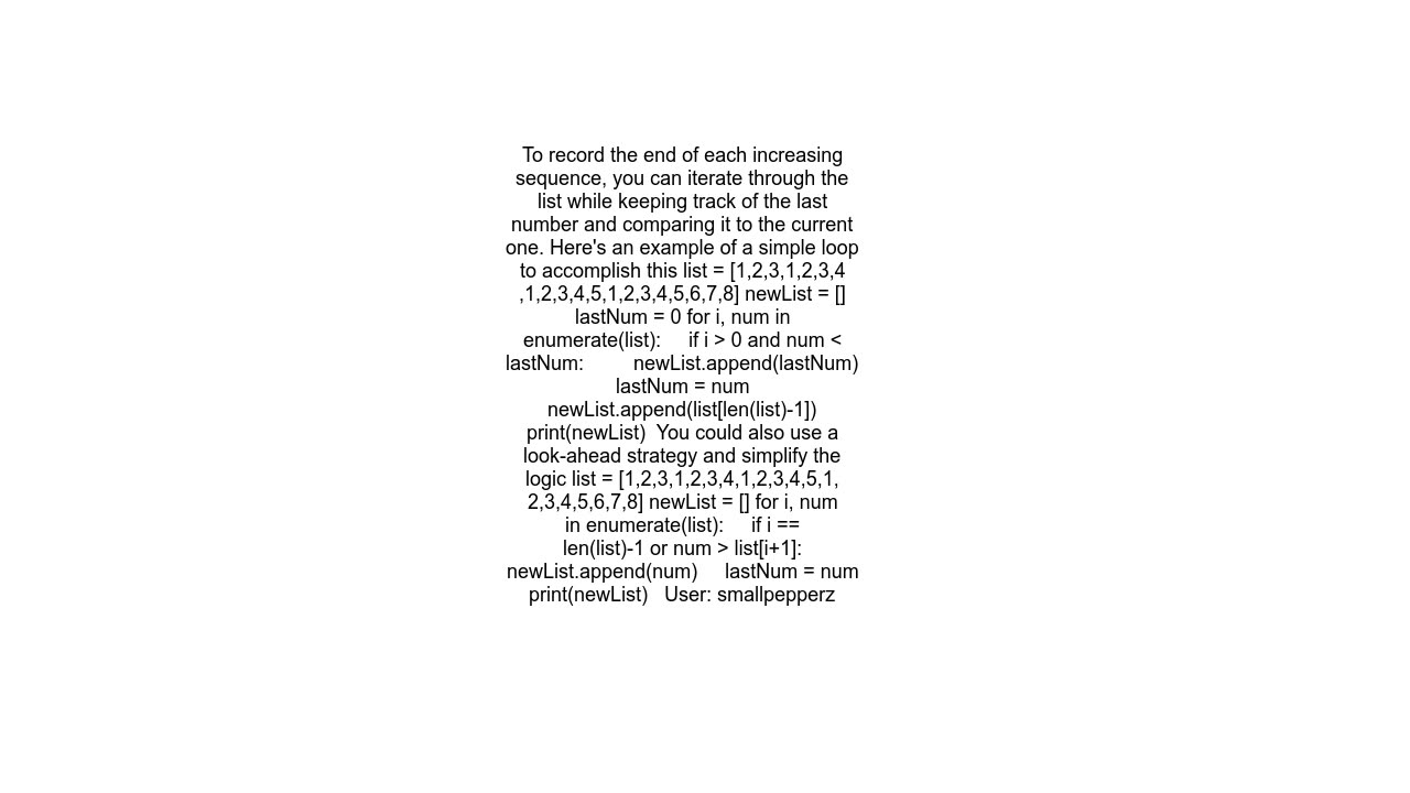 python list iteration over a sequence of numbers with &quot;breaking points&quot;