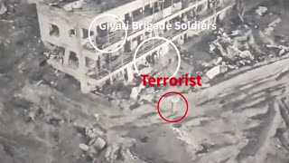 Footage of the surrender of the Hamas terrorist