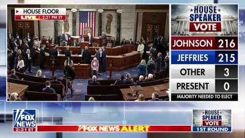 BREAKING- Mike Johnson re-elected House speaker in close vote