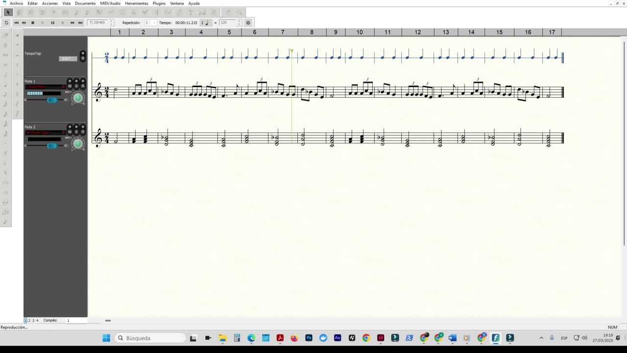 A RAINBOW – Partitura Iluminada (Finale Playback) | Aprende la melodía visualmente