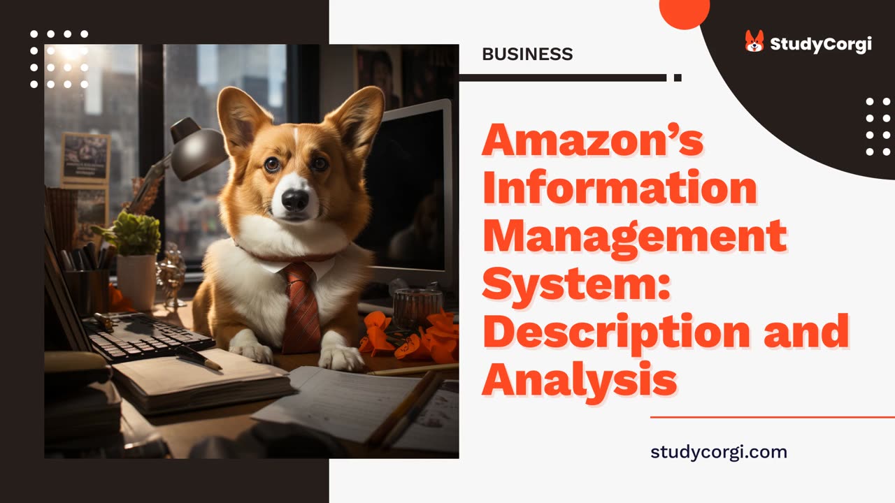 Amazon’s Information Management System: Description and Analysis - Research Paper Example