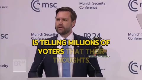 🇺🇸🇩🇪🇪🇺 JD Vance pushes back on election interference