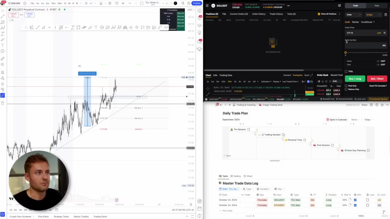 LIVE TRENDING CRYPTO - How To Profit $53,64 in 3 Trades (10× Strategy )