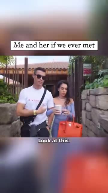 Cristiano Ronaldo, one of the greatest footballers in history with his wife