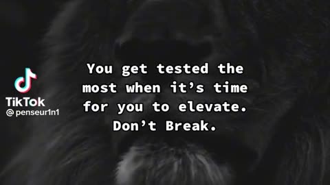 Motivational Thursday - Don't Break