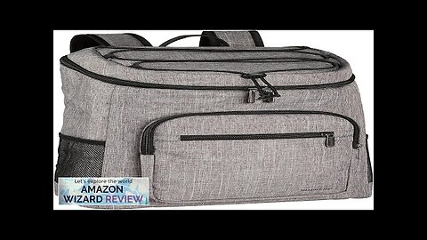 Amazon Basics Waterproof Lightweight Insulated Backpack Cooler 30 Can Capacity Grey Review