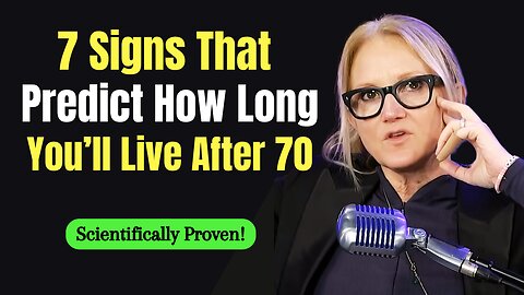 7 Signs That Predict How Long You’ll Live After 70, Scientifically Proven! the elderly, old age