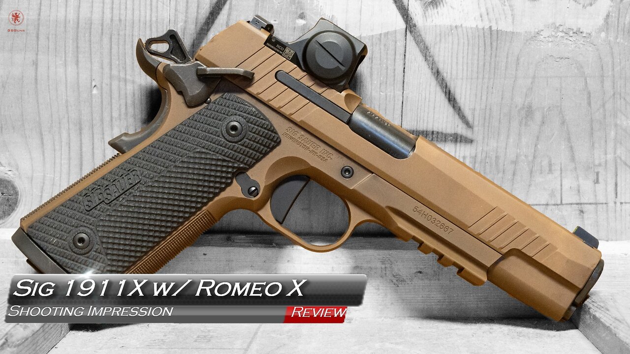 Sig 1911X w/ Romeo X Shooting Impressions