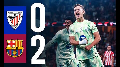 ATHLETIC CLUB 0 vs FC BARCELONA 2 | SPANISH SUPER CUP SEMIFINAL 2024/25