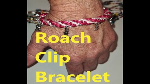 HIDDEN Roachclip Charm Bracelet easy craft with charms