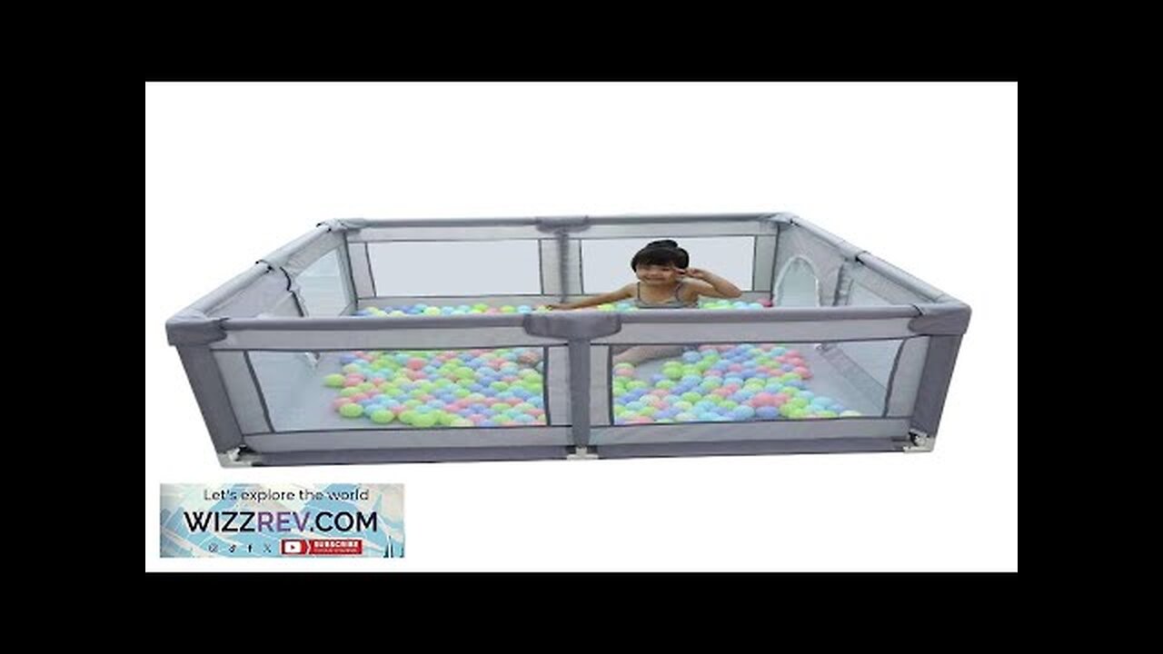 Bioby 1.5X1.5M Children's Playground furniture Baby Playpen Bed Barriers Safety Modular Review