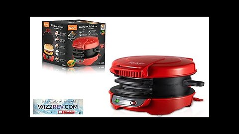 Mini Electric Burger Sandwich Maker Machine 220V 110V Bread Grill Baking Toaster Review