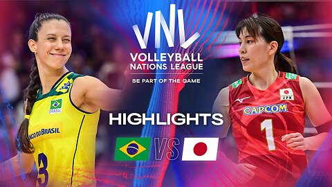 LEGENDARY MATCH | BRAZIL vs JAPAN | Women's VNL 2024