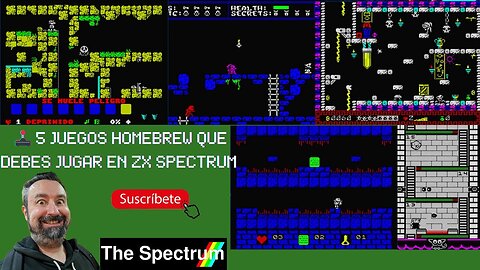 🎮 Nostalgia y PIXELES: 5 JUEGOS HOMEBREW en The Spectrum que DEBES jugar 👾