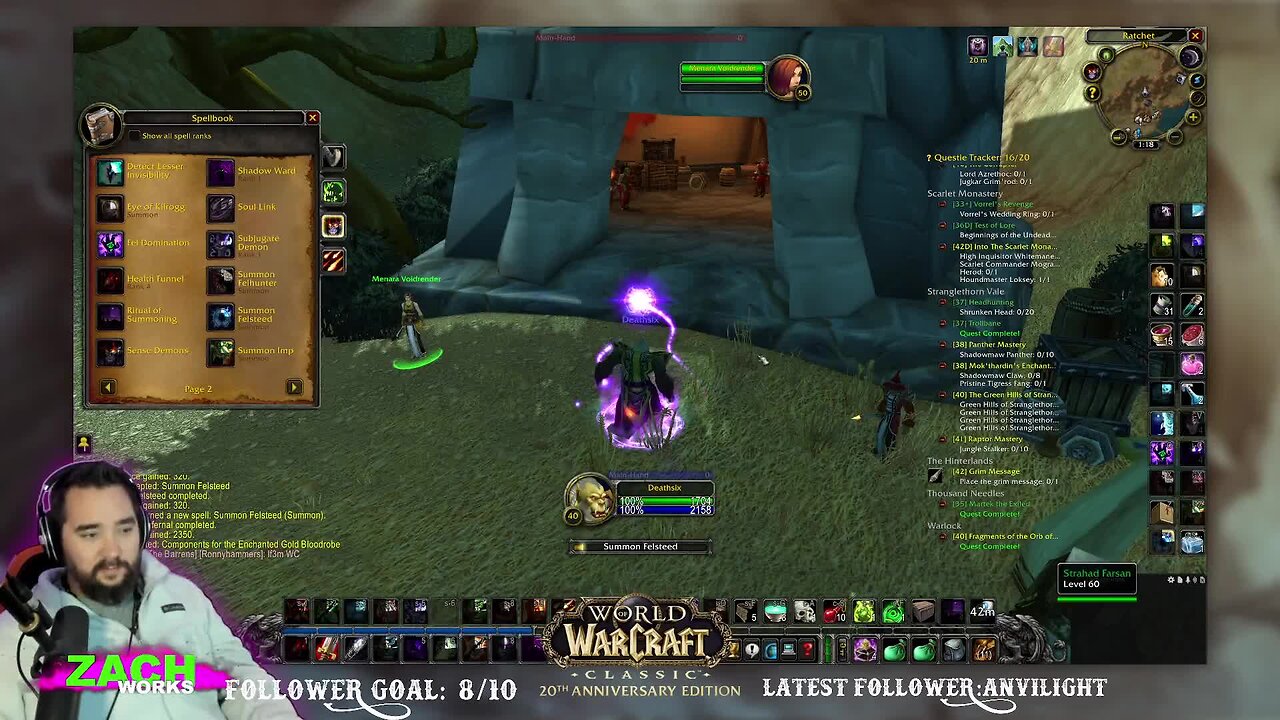 We Got Our Mount!! World of Warcraft - Hardcore - Warlock