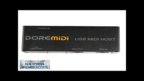 UMH-10 USB MIDI HOST Box Midiplus 16-Channel MIDI Interface Five-Pin Interface Review