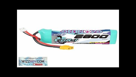 Gaoneng 7.4V 2800mAh 150C 2S Lipo Battery XT60 PLUG/T PLUG for 1/12 Review