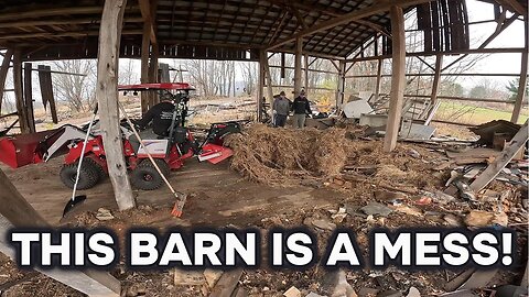 The Homestead Project || The Barn Cleanup Begins Ep.2