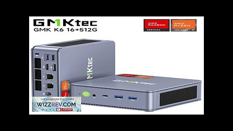 GMKtec K6 Mini PC AMD R7-7840HS 8C/16T 16GB DDR5 512GB PCIe 4.0 Review